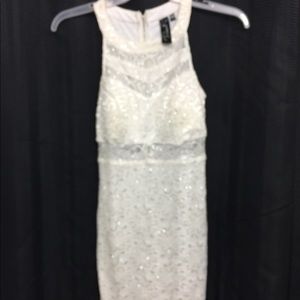Women’s cocktail dress cream